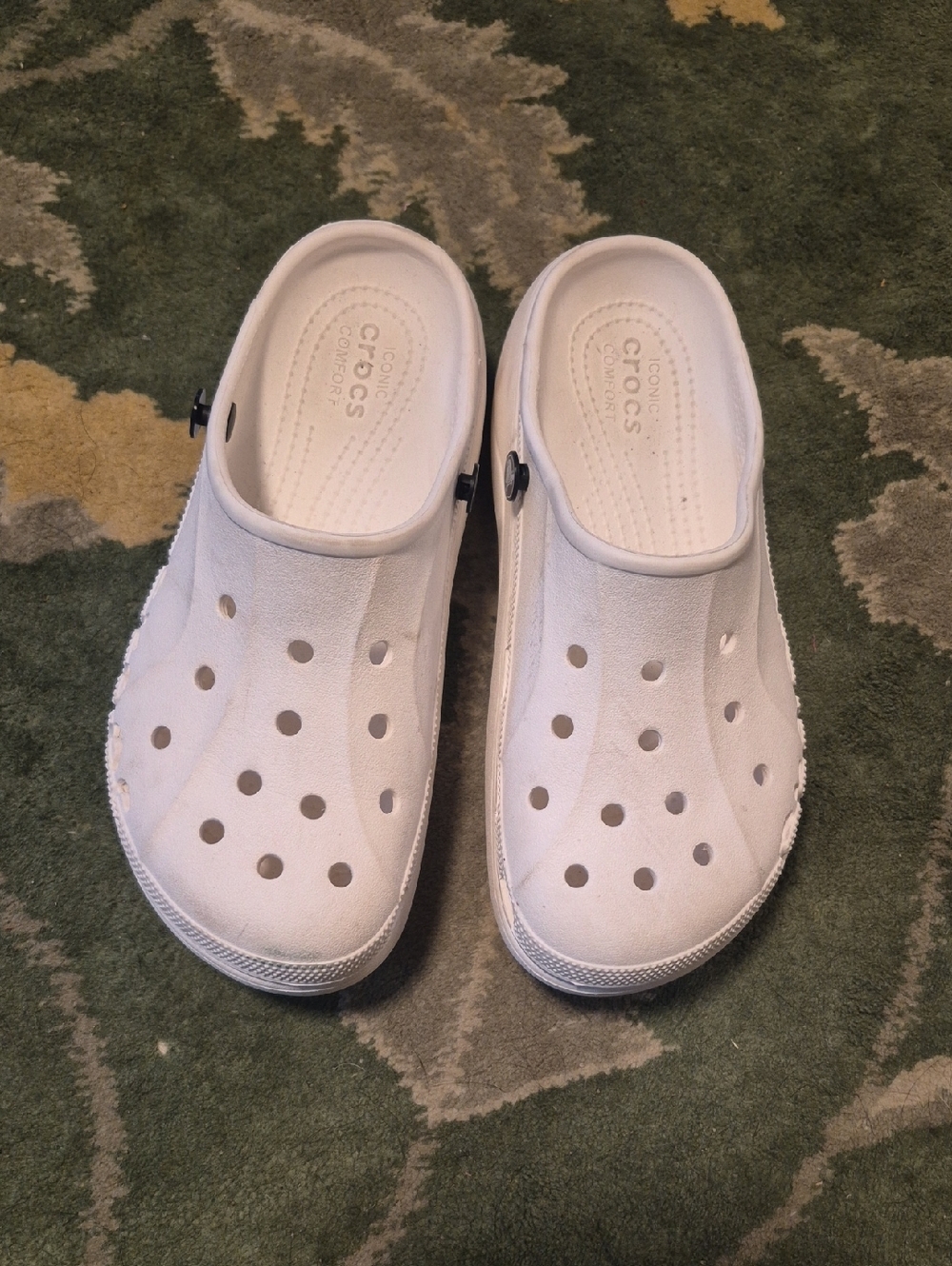 CROCS Kids White Classic Clog Sandals